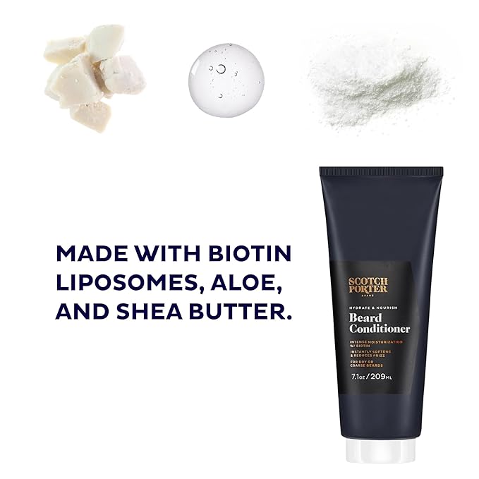 Scotch Porter Curls & Waves Leave-In Hair Conditioner Twin Pack – Moisture Rich Daily Lightweight Hair Moisturizer that Intensely Hydrates, Smooths & Defines Curls & Waves – 2 * 7.1oz