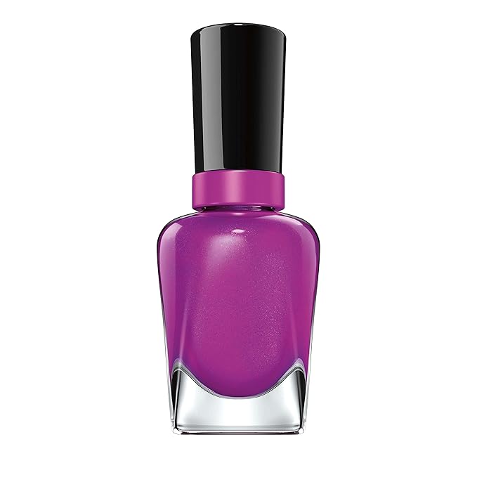 Sally Hansen Miracle Gel™, Hunger Flames, Long Lasting, Gel-Like Formula, No UV Lamp Needed, Purple Nail Polish (Pack of 2)