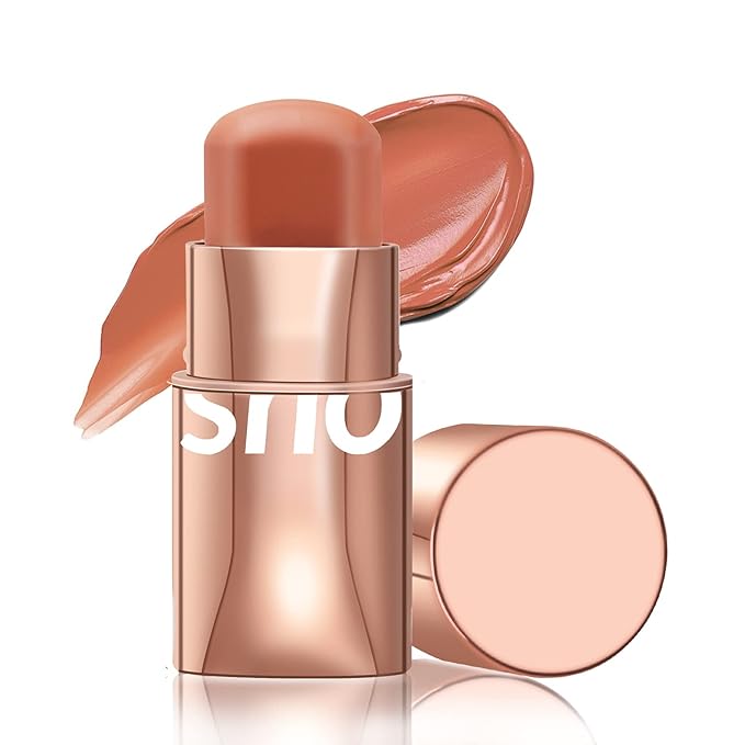 Boobeen Cream Blush Stick for Cheek Makeup, Multi Creamy Formula