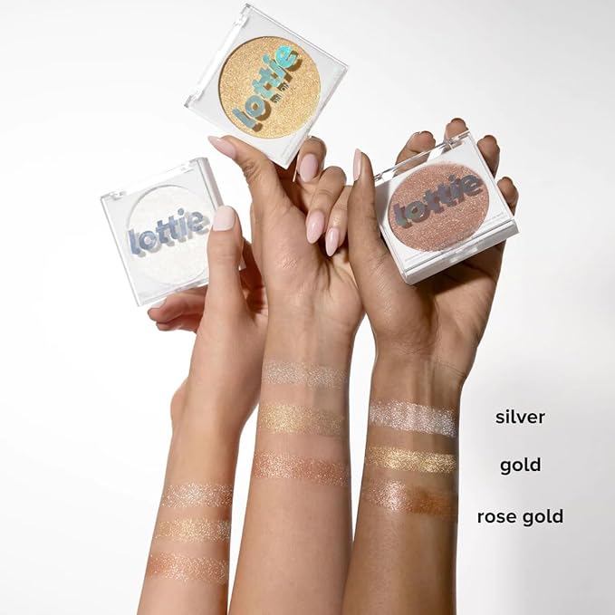 Diamond Bounce Highlighter, Powder, Glossy Finish, Rose Gold, Ounce, Palette