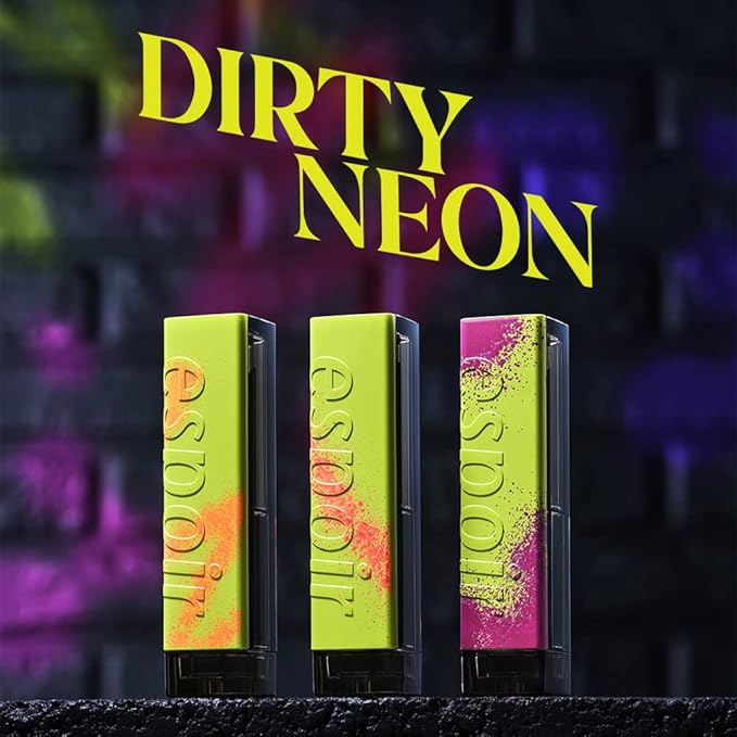 ESPOIR Dirty Neon vegan shine lipstick Long