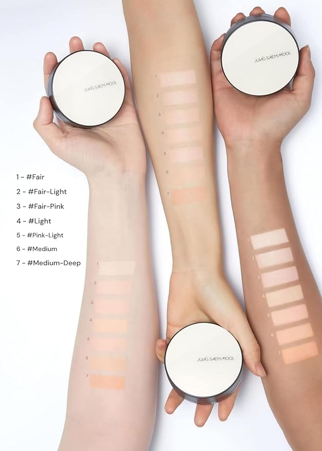 [JUNGSAEMMOOL OFFICIAL] Essential Skin Nuder Cushion (Fair Pink) Cream Foundation