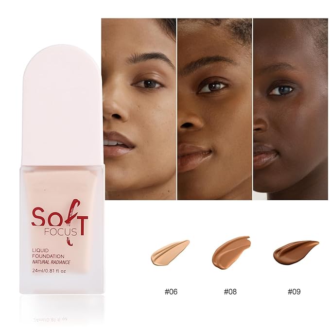 Full Coverage Foundation 10 Colors Natural Lightweight Smooth (Color 04)