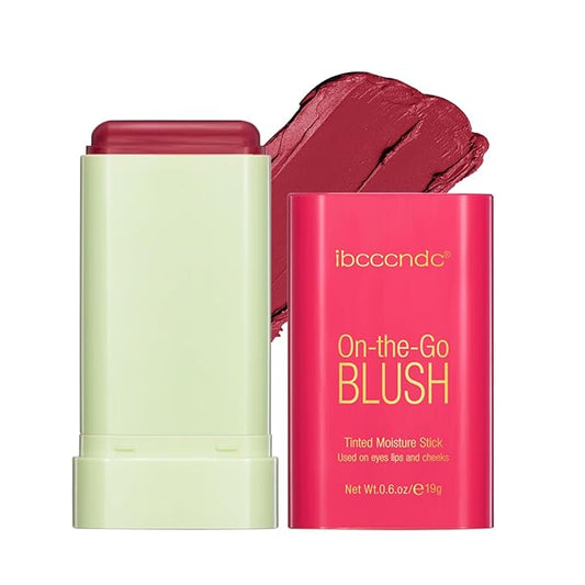 MEICOLY Multi Use Makeup Blush Stick,On-the-Go 2-in-1 Lip