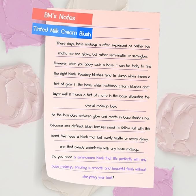 HOLIKA HOLIKA Colored Milk Cream Blush 04 LOVE Clean, Buildable