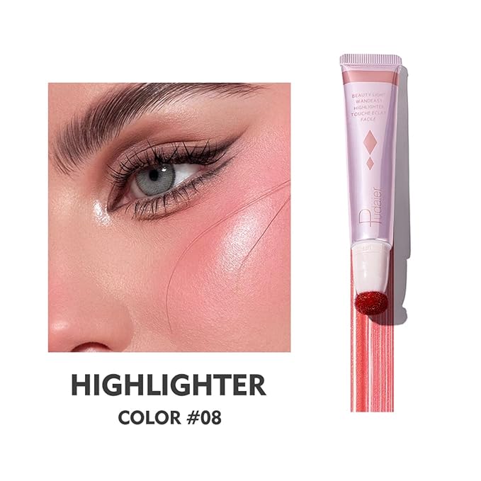 Liquid Contour Beauty Wand, Cream Contour Stick with (HIGHLIGHTER 08)