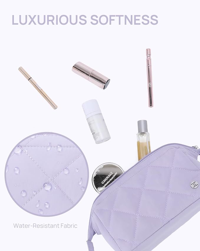 Telena puffer makeup bags for