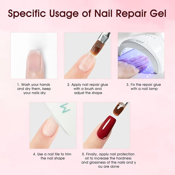 Nail Repair Protection Gel,Broken Nail