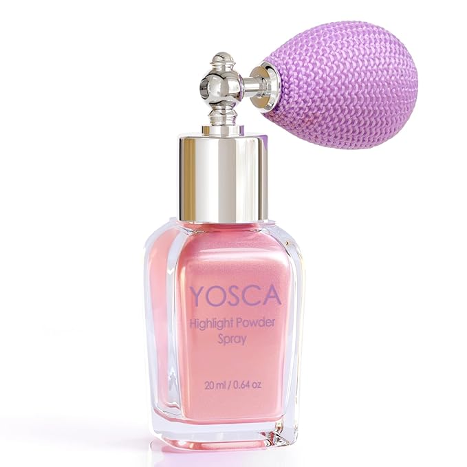 Yosca Highlighter Powder Spray, 20ML Cosmetic Grade Shimmer 20ML