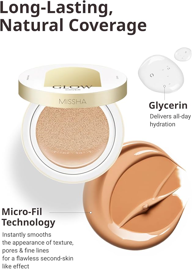 MISSHA Glow Cushion No.27 Honey Beige for Tanned