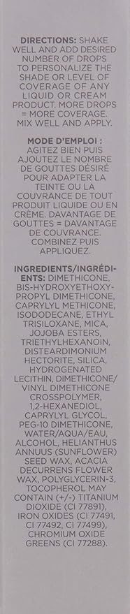 COVER FX Custom Cover Drops, Multi-Use Shade-Adjusting Liquid Deep 3