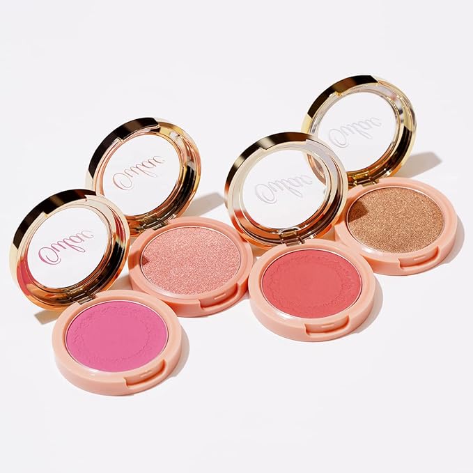 Oulac Shimmery Blush Makeup| 2 in 1 Powdery 4.8g