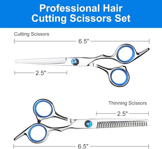 Hair Cutting Scissors Set, Professional