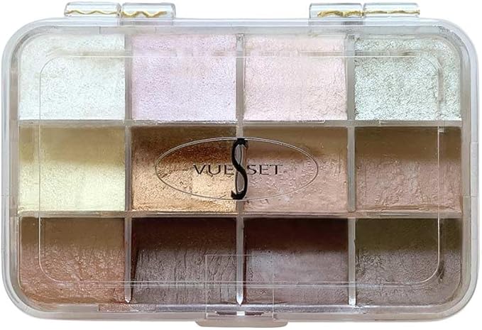Mango - 12 Sections empty makeup palette depotting