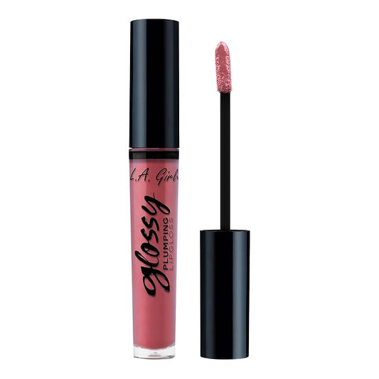 L.A. Girl Glossy Plumping Lipgloss, Pink Up GLG926