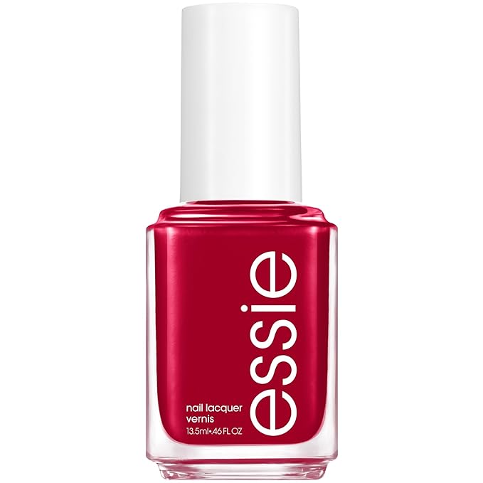 essie Salon-Quality Nail Polish, 8-Free Vegan, Tango Red, Forever Yummy, 0.46 fl oz
