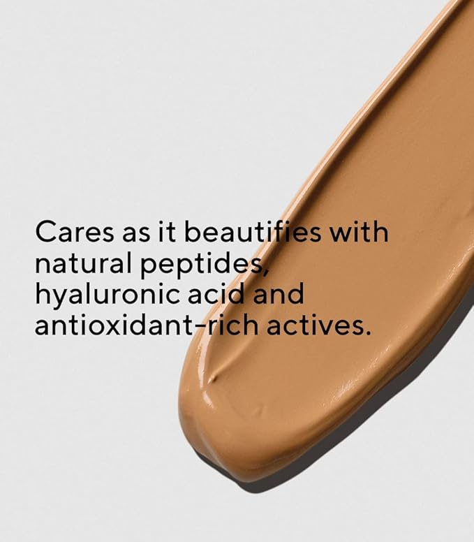 MÁDARA Organic Skincare |SKINONYM Semi-Matte Peptide Foundation, #OLDEN skin's texture. 50 G