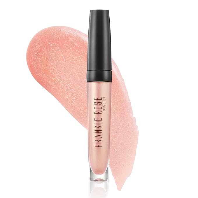Frankie Rose Cosmetics Lip Gloss | Non-Sticky, Long Lasting, Hydrating Fashionista Shimmer Lip Gloss, 20g