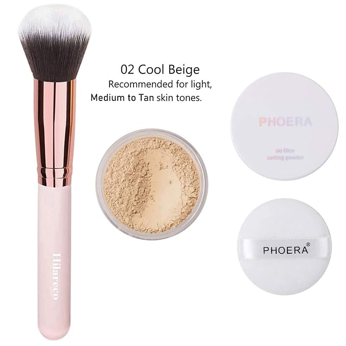 PHOERA Foundation Full Coverage Makeup, Mushroom Head Air