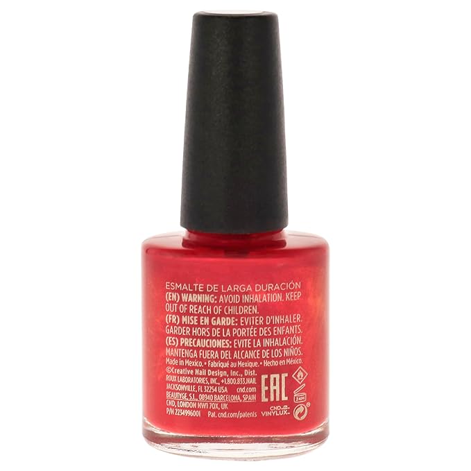 CND Vinylux Longwear Red Nail Polish, Gel-like Shine Longwear