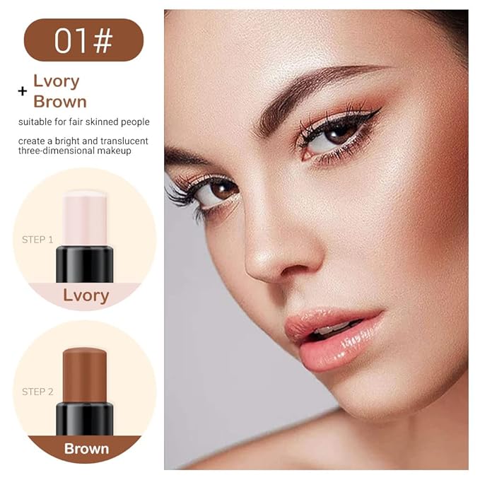 evpct 2In1 Cream Contour Stick Contouring Concealer Sticks