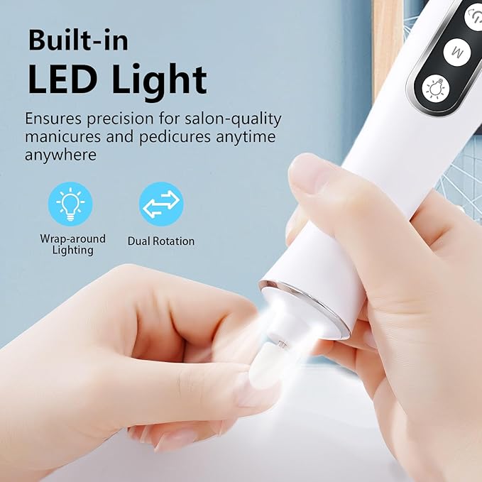 Cordless Nail Drill, Portable 2000