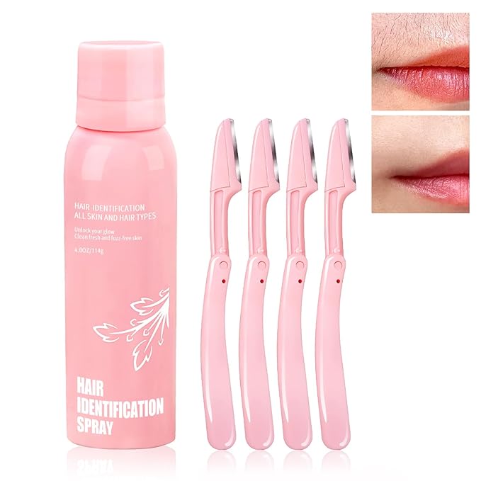 Hair Identifier Spray for Face Shaving，Facial Hair Removal For Women,face hair identifier spray，Moisturizing And Skin Care Set Spray，suitable for all skin types (1 set)