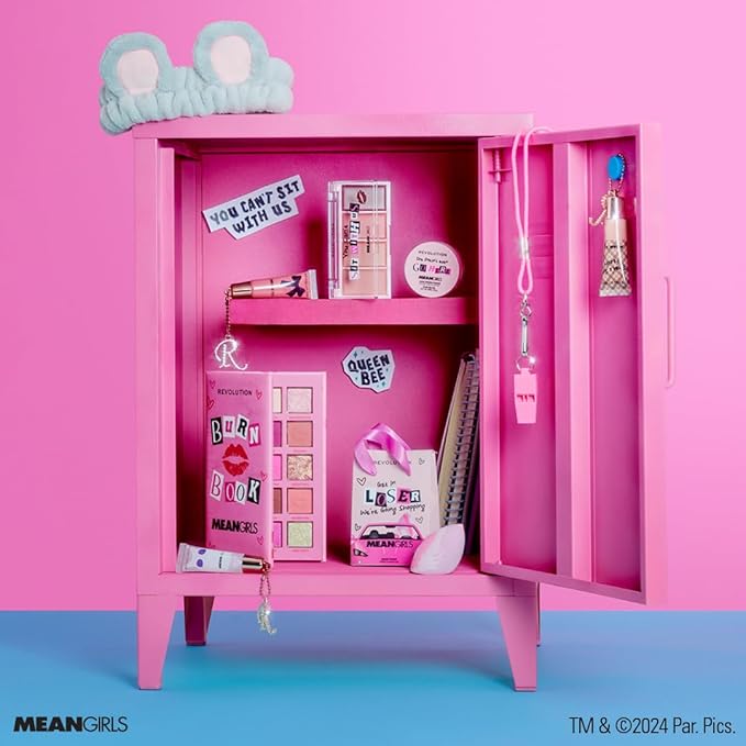 Revolution Beauty, Mean Girls x Revolution Karen Smith Lip Gloss, High-Shine Sweetly-Scented Gloss, Vegan & Cruelty-Free, Pink Cherry, 0.35 oz