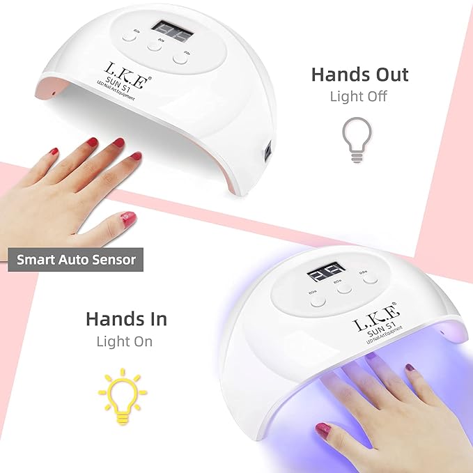 LKE UV LED Nail Lamp,