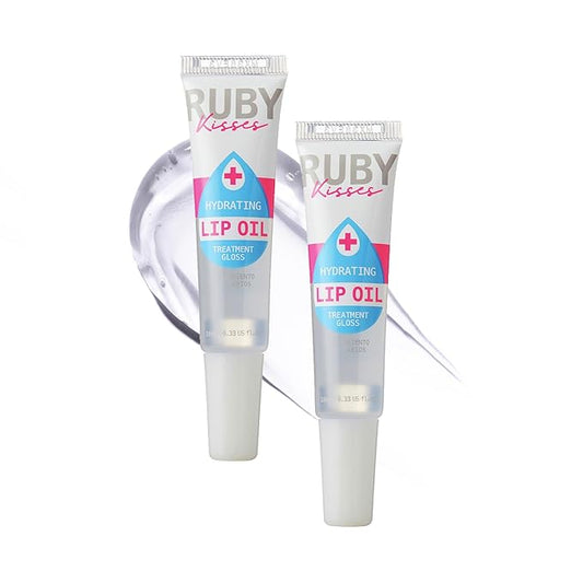 Ruby Kisses Hydrating Lip Oil Clear RLO01 (2 PACK)