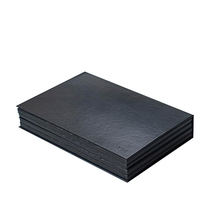 4 layers Empty magnetic Book Shaped palette （Black