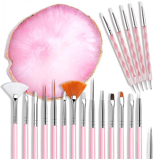 21 pcs nail art brushes