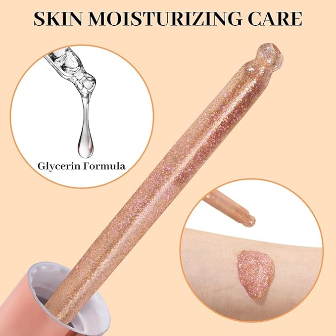 UCANBE Hydrating Body Glitter Dewy Highlighter Makeup Luminizer - 03)