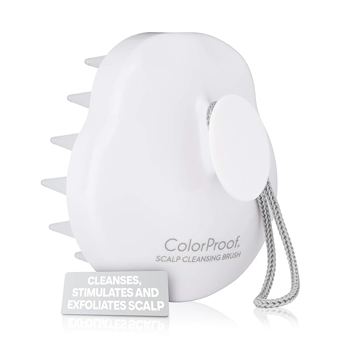 Colorproof Scalp Cleansing Brush for Optimal Hair Health — Scalp Scrubber for Deep Cleansing — Removes Buildup & Impurities, Promotes Shinier & Stronger Hair