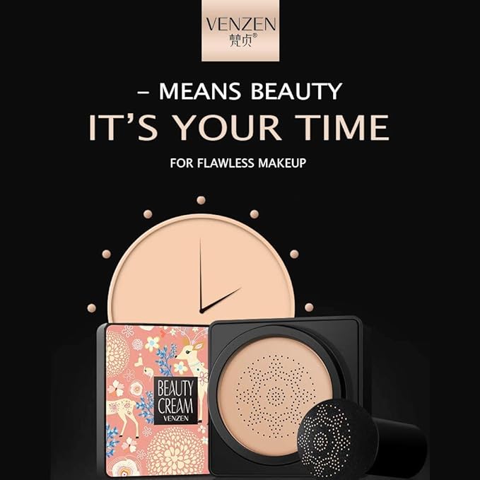 VENZEN Beauty Cream Clear Cover Natural Make Up (#02 Ivory) 20g