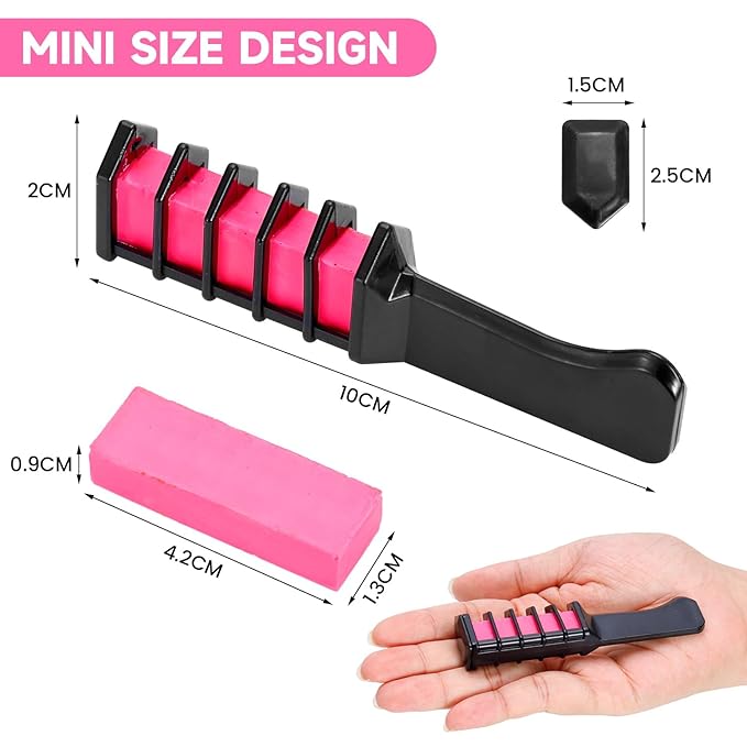 6 Color New Hair Chalk