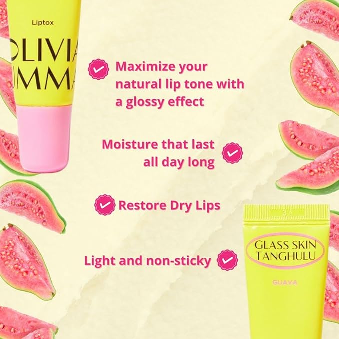 Glass Skin Tanghulu Liptox Guava Infused