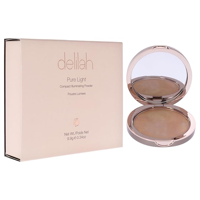 delilah - Pure Light Compact Illuminating Powder - Cruelty No-0. 34 oz
