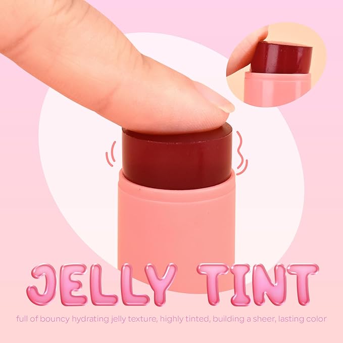 KYDA Water Jelly Tint Blush, Red, Jelly Tinted Lasting Moisturising