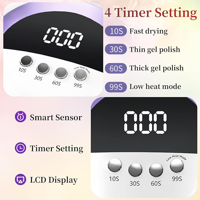 UV LED Nail Lamp with