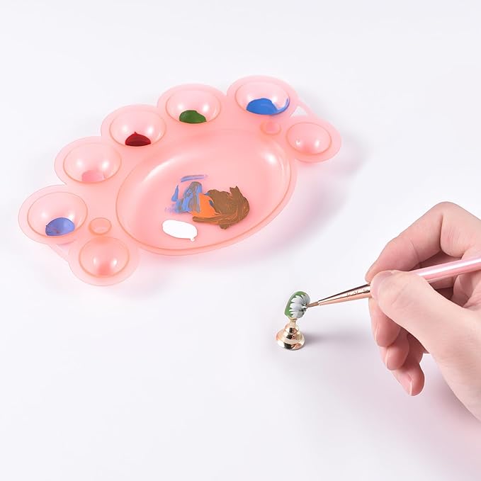 5Pcs ABS Makep Palette Nail Painting Palette