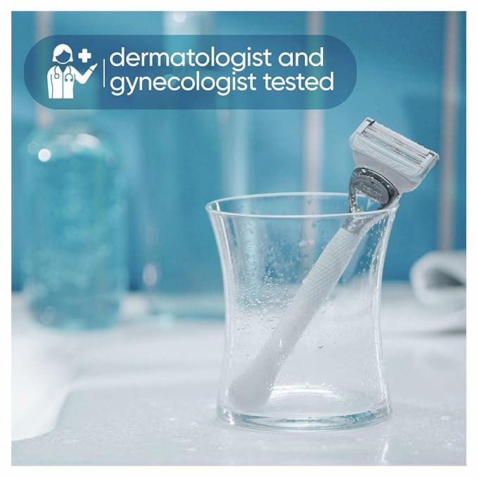 Gillette Venus Intimate Grooming Razors for Women, 6 Razor Blade Refills, Bikini Razors for Women