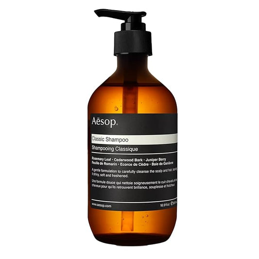 Aesop Classic Shampoo | Gentle Formulation | Leaves Hair Shiny, Soft, Freshened | Rosemary Leaf, Cedarwood Bark, Juniper Berry | 16.9 oz / 500mL