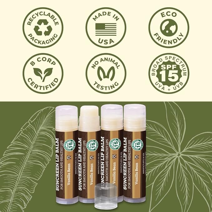 SPF Lip Balm 4-Pack by Earth's