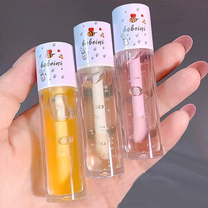 3Pcs Plumping Lip Oil Set, Moisturizing