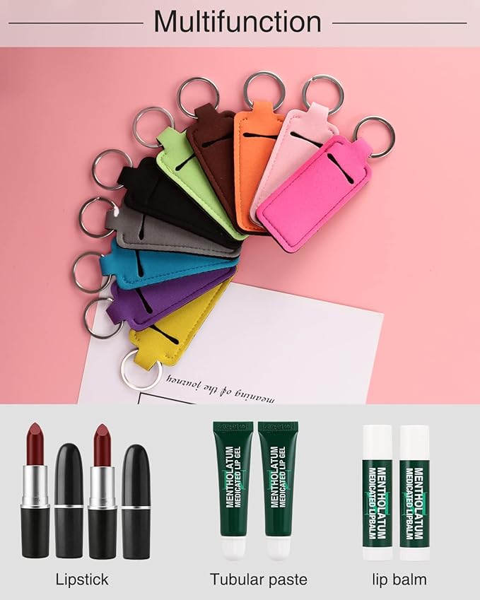 Chapstick Holder Lip Balm Sleeve Pouch