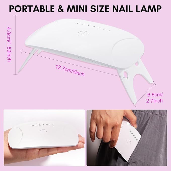 Makartt UV Nail Lamp, 8W