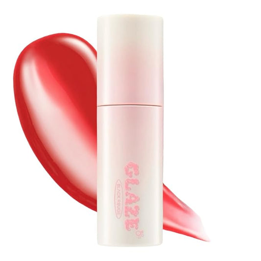 Chewy Lip Glaze, High Shine Lip Gloss, Korean Beauty (GZ05 Apple Dew, 3.5 grams)