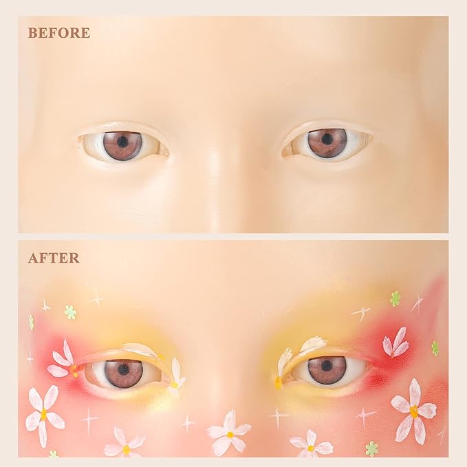 Makeup Practice Face, 5D Reusable Silicone