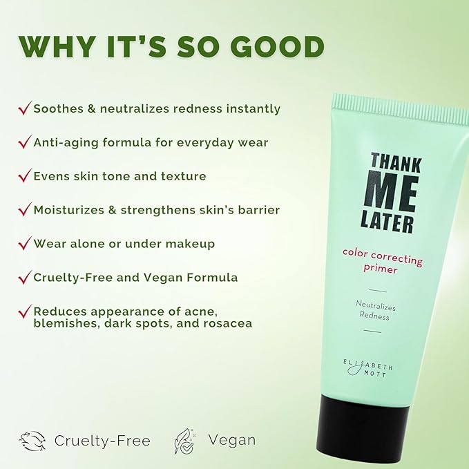 Elizabeth Mott Thank Me Later Color Correcting Face - Cruelty-Free, 30 g